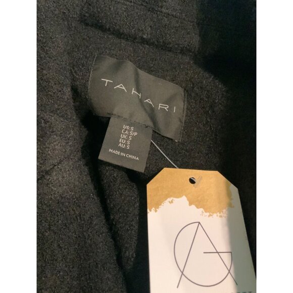 Tahari Black Boiled Wool Blend Vest, Size S (US) - Picture 7 of 7